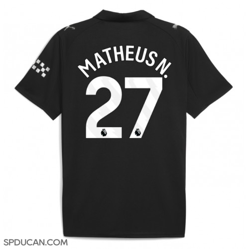 Muški Nogometni Dres Manchester City Matheus Nunes #27 Gostujuci 2025-26 Kratak Rukav